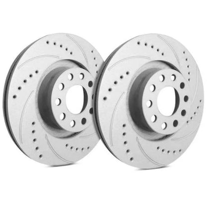SP PERFORMANCE DRILLED AND SLOTTED REAR ROTORS (ACURA)