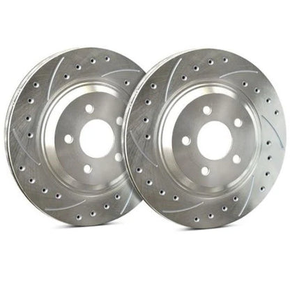 SP PERFORMANCE DRILLED AND SLOTTED REAR ROTORS (ACURA)