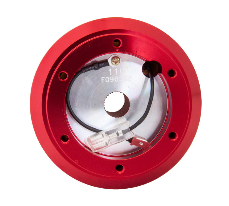 NRG Short Steering Wheel Adaptor Hub Red (Honda Civic | Honda Accord | Acura Integra)