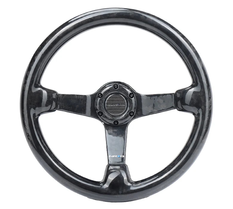 NRG Carbon Fiber Steering Wheel 350mm 3 Inch Deep Dish (All Carbon Fiber)