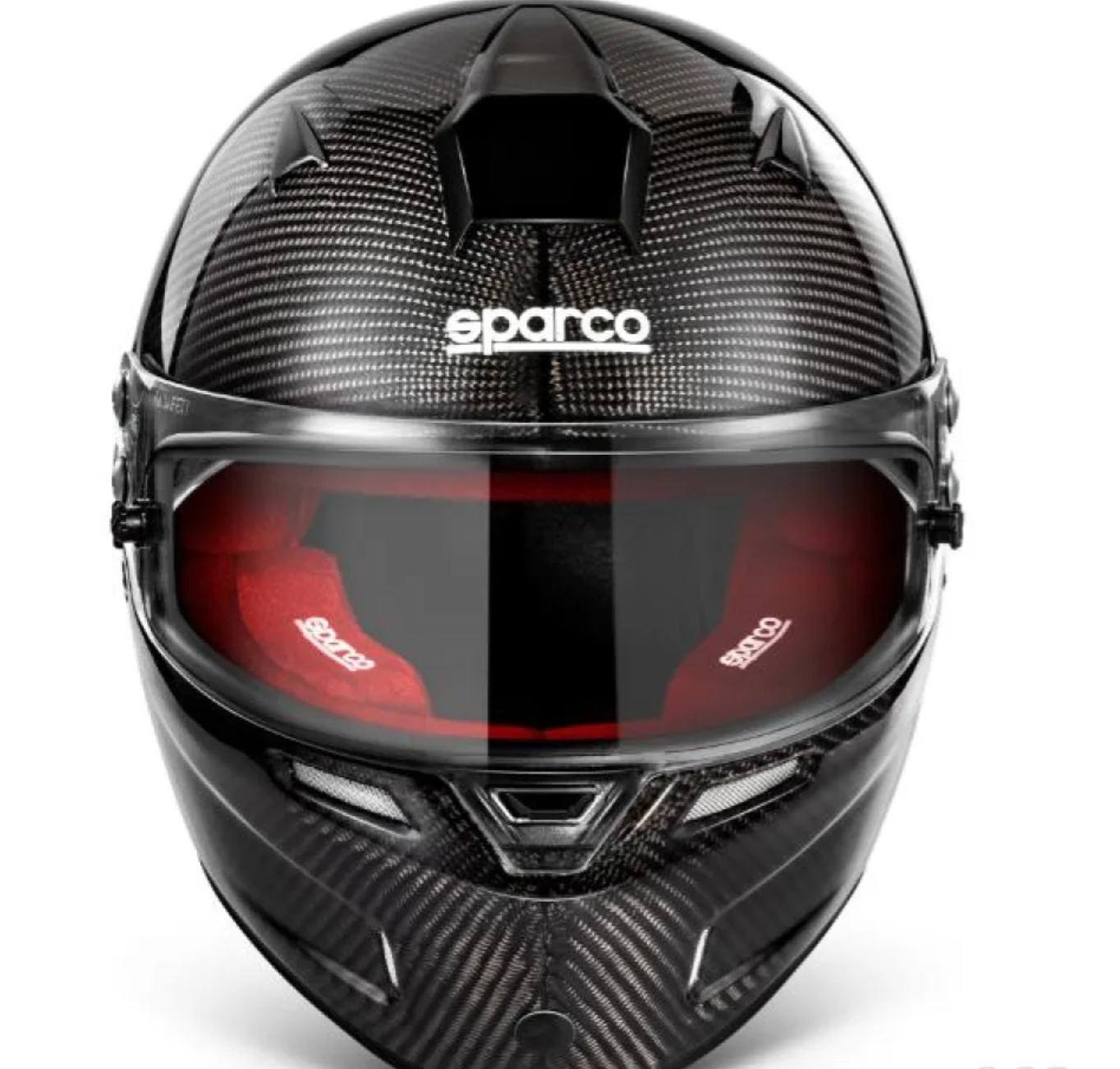 Sparco Small Sky RF-7W Helmet with Red Padding - Red