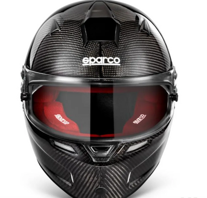 Sparco Small Sky RF-7W Helmet with Red Padding - Red
