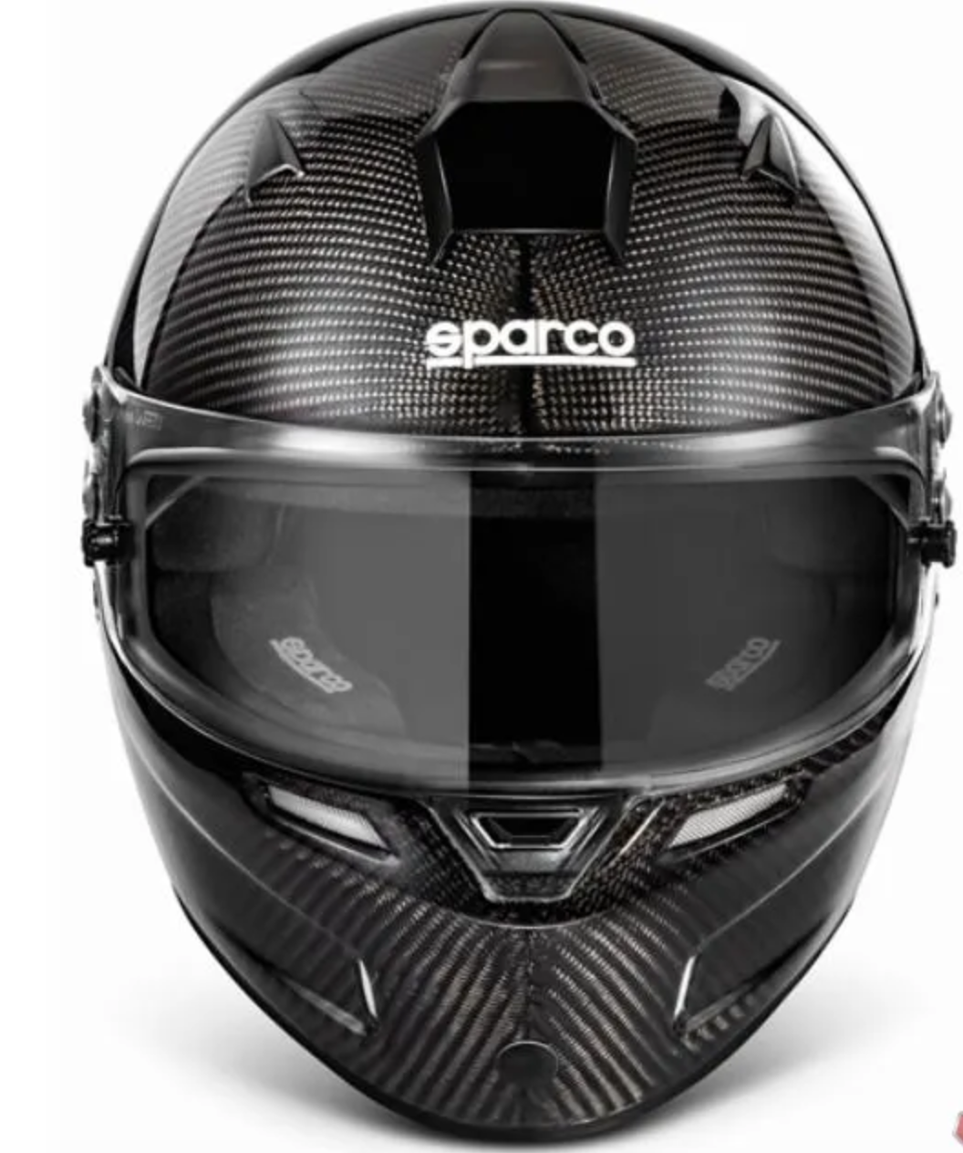 Sparco Small Sky RF-7W Helmet with Red Padding - Red