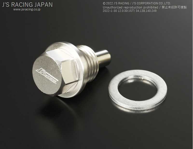 J'S RACING MAGNETIC TRANSMISSION DRAIN BOLT