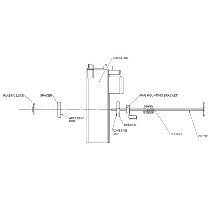 Mishimoto Electric Fan Mounting Kit