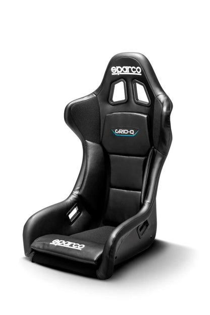 Sparco Vinyl Grid Q Competition Racing Seat (Black)