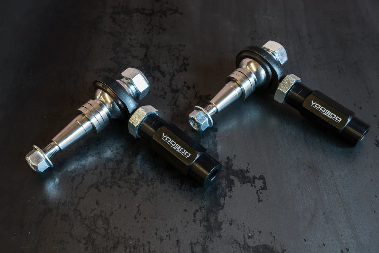 Voodoo 13 Black Adjustable Front Outer Tie Rods (Nissan/Infiniti 89-09)