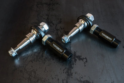 Voodoo 13 Black Adjustable Front Outer Tie Rods (Nissan/Infiniti 89-09)